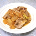 ＠迷子＠'s cooksnap of when they made 短時間でこく旨★焼き葱大根と豚バラの煮物.