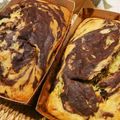 イーヨーのしっぽ's cooksnap of when they made バナナ＆ココア☆マーブルパウンドケーキ.