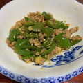 クックILE5YX☆'s cooksnap of when they made ピーマンと挽肉のオイスターソース炒め.