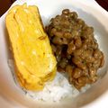 ネギがお好き's cooksnap of when they made 玉子焼と納豆の二色丼.