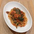 パンダ達の母です。's cooksnap of when they made 定番のベーコンとほうれん草のトマトパスタ.