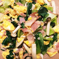 にゃんさんシェフ's cooksnap of when they made 卵しめじ青梗菜炒め.