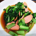 patepateco's cooksnap of when they made 青梗菜とハムの炒め和え.