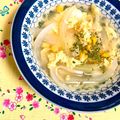 ふたごゆき's cooksnap of when they made ふわふわ～コーンと卵の簡単☆絶品すーぷ♪.