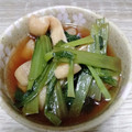 minotan's cooksnap of when they made 小松菜と油揚げの煮浸し.
