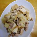 ☆hiroppy☆'s cooksnap of when they made 厚揚げと大根と豚肉のめんつゆ煮.