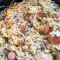 ぶれんねっせる's cooksnap of when they made ウィンナー＆卵入り☆定番もやしチャーハン.