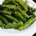 にゃ★にゃ's cooksnap of when they made インゲンのペペロンチーノ.