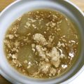 meakokoo's cooksnap of when they made 簡単ズボラの『挽肉あんかけの冬瓜煮』.