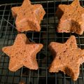 michokochoko's cooksnap of when they made ＊米粉のチョコバナナマフィン＊.