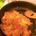 ちょこまなな＊°'s cooksnap of when they made リメイク♪キムチチャーハン.
