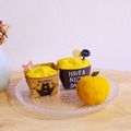 moranmama's cooksnap of when they made 犬おやつ　ハロウィンカップケーキ簡単♪.