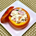 にきけん's cooksnap of when they made 柿の器＊簡単に可愛いお花型.