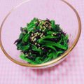 まあまま☆0403's cooksnap of when they made ほうれん草&ひじきのナムル.