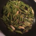 yoken201's cooksnap of when they made 春菊の茎とねぎのポン酢炒め.