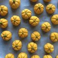 sweetmammy's cooksnap of when they made ハロウィンの超簡単かぼちゃクッキー.
