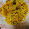 slugger66's cooksnap of when they made 絶品！カボチャとベーコンのクリームパスタ.