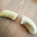 島猫。's cooksnap of when they made バナナをすぱっと半分こ!!.
