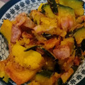 ポポポポポフィ〜♡'s cooksnap of when they made かぼちゃとベーコンのガーリック炒め.