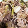 ココキキララ's cooksnap of when they made もやし牛キムチ炒め.