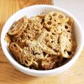 ☆nuu☆'s cooksnap of when they made 麺つゆだけで！蓮根の簡単ピリ辛きんぴら.