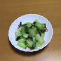 55才のおじさん's cooksnap of when they made 簡単作り置き！チンゲン菜の中華炒め.