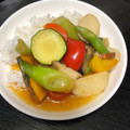 ルぴあ's cooksnap of when they made 秋野菜の丸ごと米粉煮込み丼.
