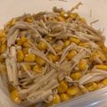 ゆちゅママ's cooksnap of when they made エノキとコーンのめんつゆバター.