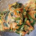 londondoro's cooksnap of when they made ピリ辛！野菜たっぷり簡単ニラチヂミ.