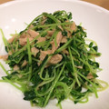 ねみねみ's cooksnap of when they made 簡単!!豆苗とツナの醤油炒め.