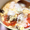 hitsujimei's cooksnap of when they made トマトと玉子のスープご飯。.