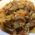 初心者みみ's cooksnap of when they made 麻婆豆腐の素で豚肉白菜春雨炒め♡.