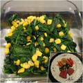 melmarilyn's cooksnap of when they made ほうれん草とコーンのガリバタ炒め.