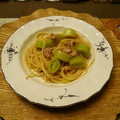 melmarilyn's cooksnap of when they made とろっとろ～長ネギのパスタ.
