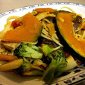 クック2S88KI☆'s cooksnap of when they made 彩り焼き野菜の生しょうゆパスタ.