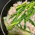 ☆GSSQHY☆'s cooksnap of when they made レンジで簡単♬豚もやしのおろしポン酢.