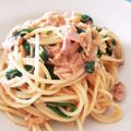 JKAKLNZ's cooksnap of when they made 簡単♪なめたけとツナのパスタ.