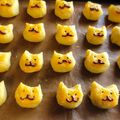 meg722922's cooksnap of when they made ねこ型スイートポテト。.