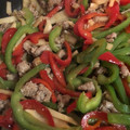 1035's cooksnap of when they made 絶品！ 挽き肉 ピーマン 筍の 炒め物＊.