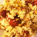 ホワイトチョコ☆'s cooksnap of when they made 簡単◎プチトマトと卵のマヨ炒め.