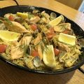 キアラマ☆ス's cooksnap of when they made 鮭とマッシュルームのパスタパエリア.