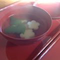 Y✿えくぼ飯's cooksnap of when they made 白はんぺんと三つ葉のお吸い物.