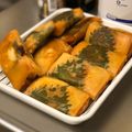 犬Gyami's cooksnap of when they made 味付け不要☆簡単スパム春巻き.