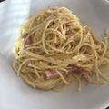 ゆかりんこ♡'s cooksnap of when they made 一番簡単★カルボナーラ.