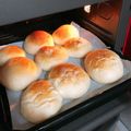 テヅサナ's cooksnap of when they made 【HB】もっちもちミルクパン 卵不使用.