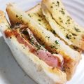 no:no's cooksnap of when they made 朝食に♪トロトロお好み焼き風サンドイッチ.