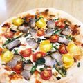 ゆきだるま〜's cooksnap of when they made 4種のチーズピザでトマト＆ベーコンのピザ.