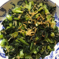いくぞぉ☆'s cooksnap of when they made 大根葉としらすのごま油炒め ご飯が進む.