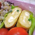 __puririn's cooksnap of when they made ネギ入り卵焼き.