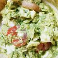 ぺたんこクマ's cooksnap of when they made エビアボカドサンド٩( ᐛ )و.